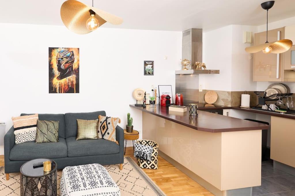 Appartement Wakandais-Proche Disney, Parking & Wifi Монтеврен Екстериор снимка